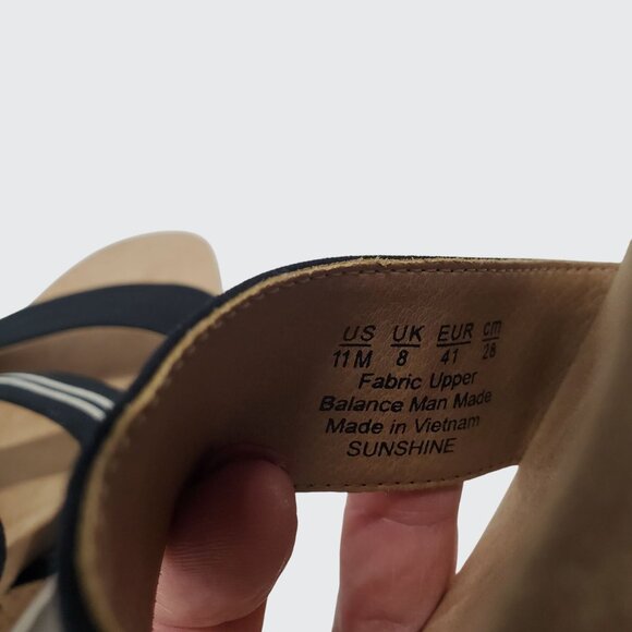 Elastic Strappy Wedge Sandals LifeStride Velocity 2.0 Sunshine Women Size 11M - Picture 7 of 10